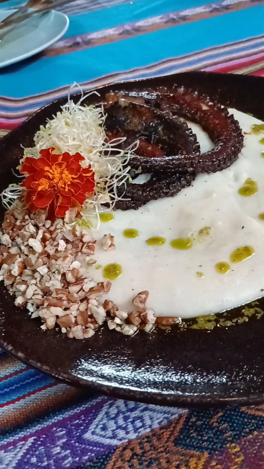 Arroz Chaufa com Pulpo