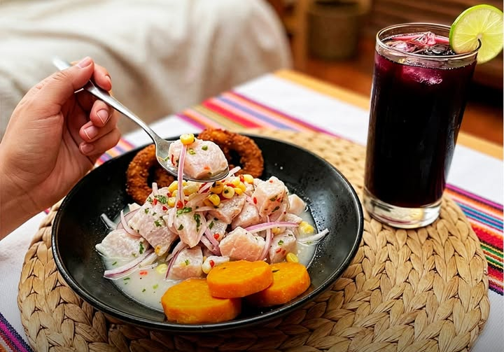 Fonte de Ceviche Branco